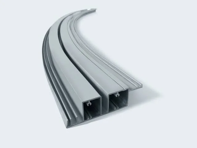 Aluminium extrusion arch bending for architectural applications